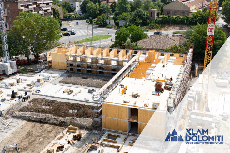 Construction of student residences with CLT