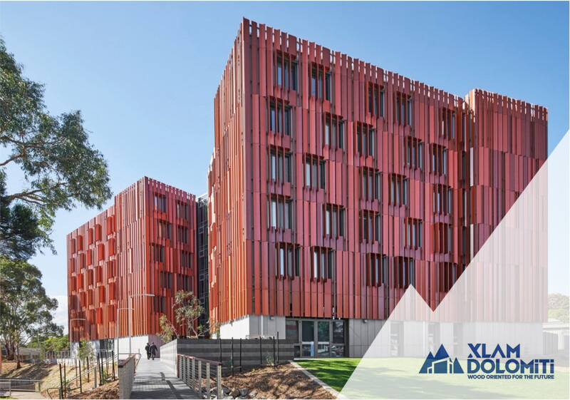 Completed multi-storey student residence building