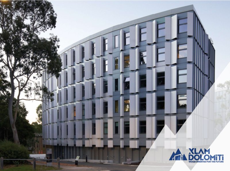 Modern multi-storey student residence building